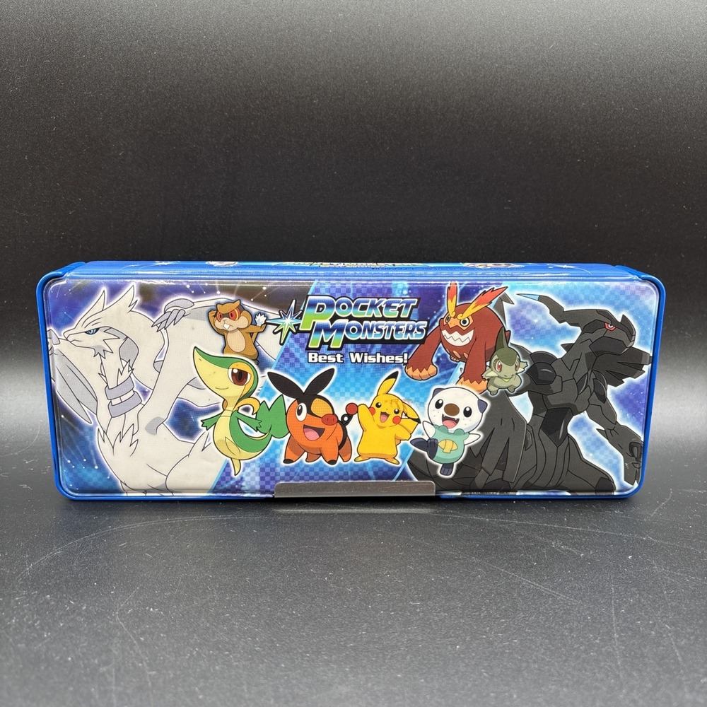 Pokemon Pencil Case Box W/ Bookmark Pocket Monsters Best Wishes Show Game Freak